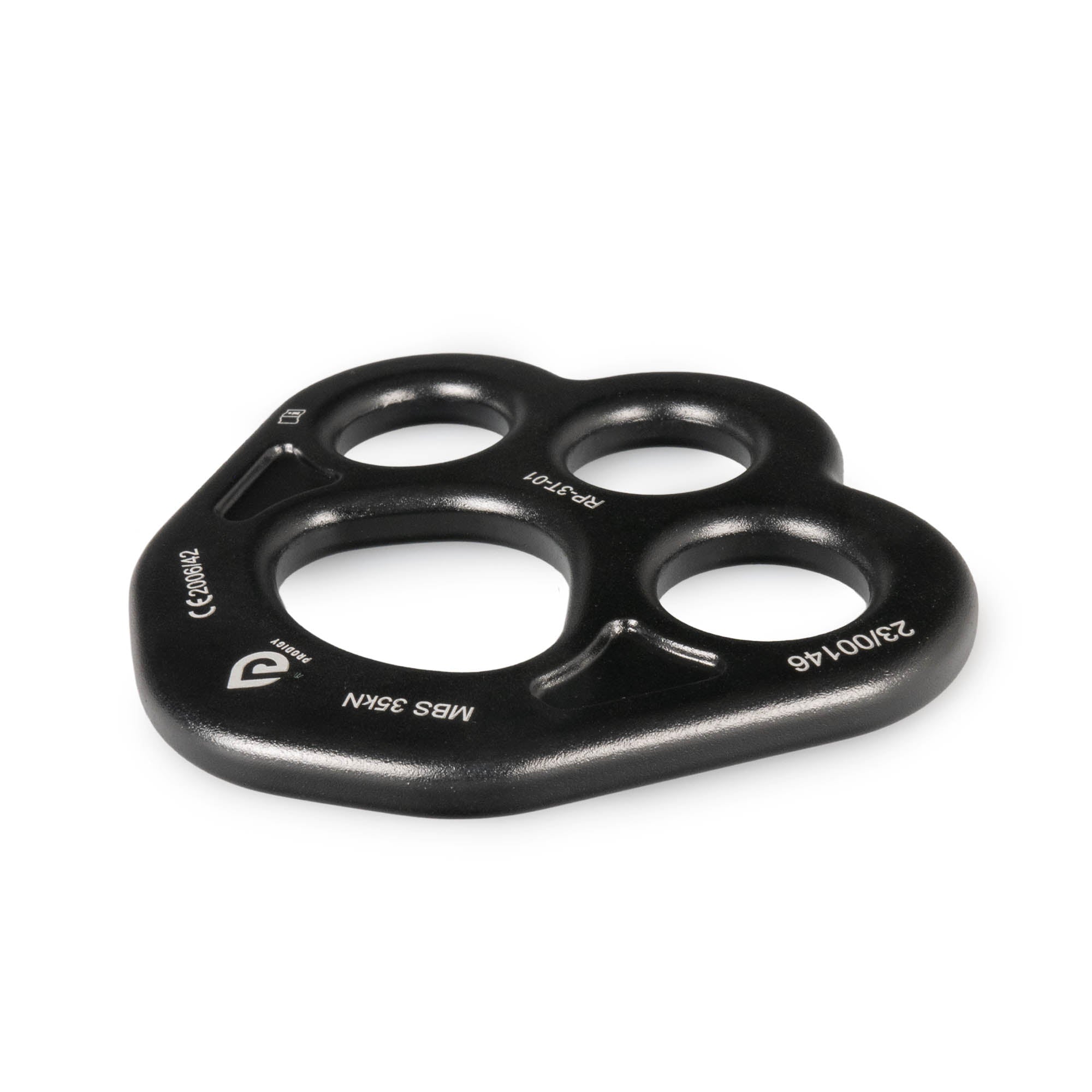Prodigy 3 toe aerial rigging plate front from angle
