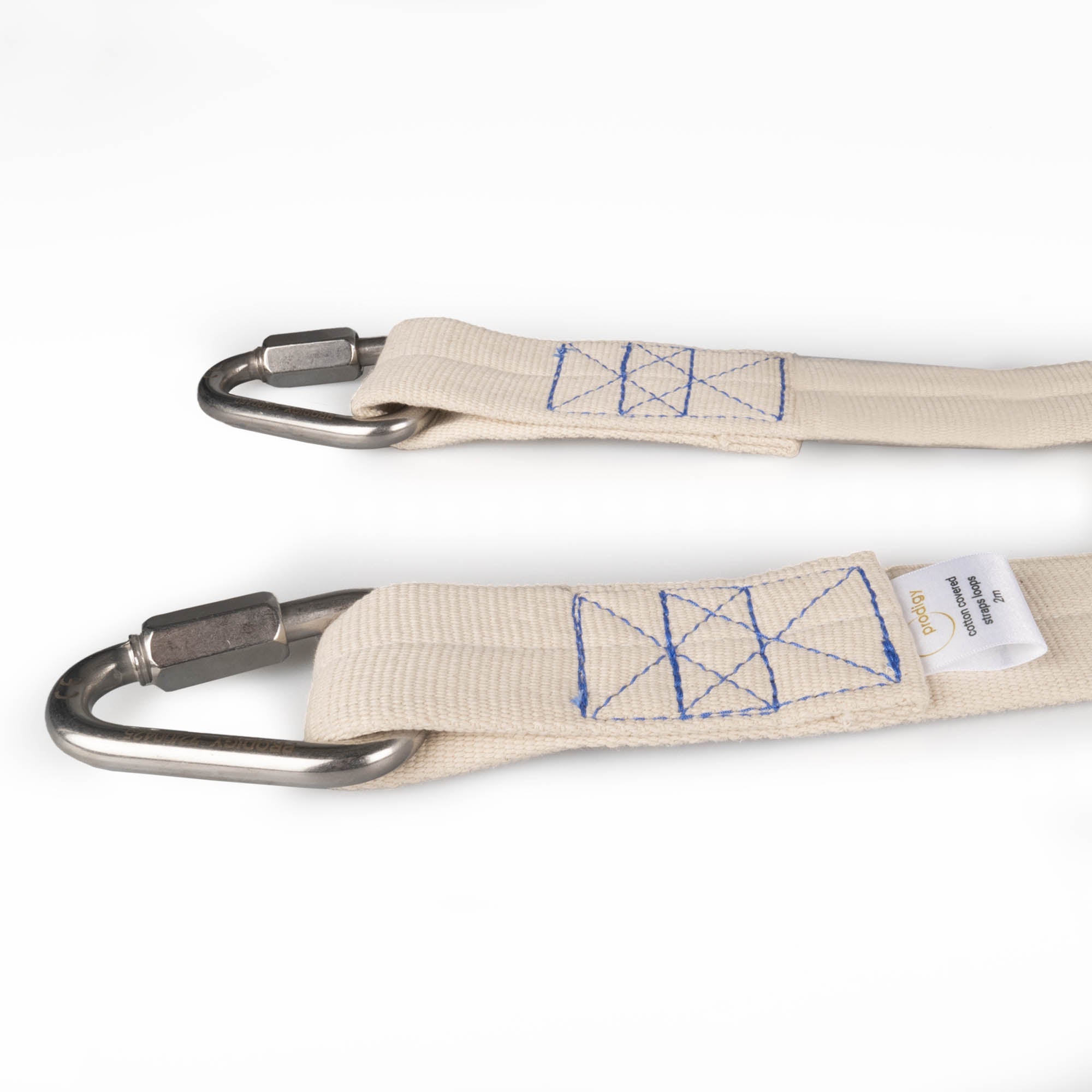 Pair of Prodigy cotton covered aerial loop close up