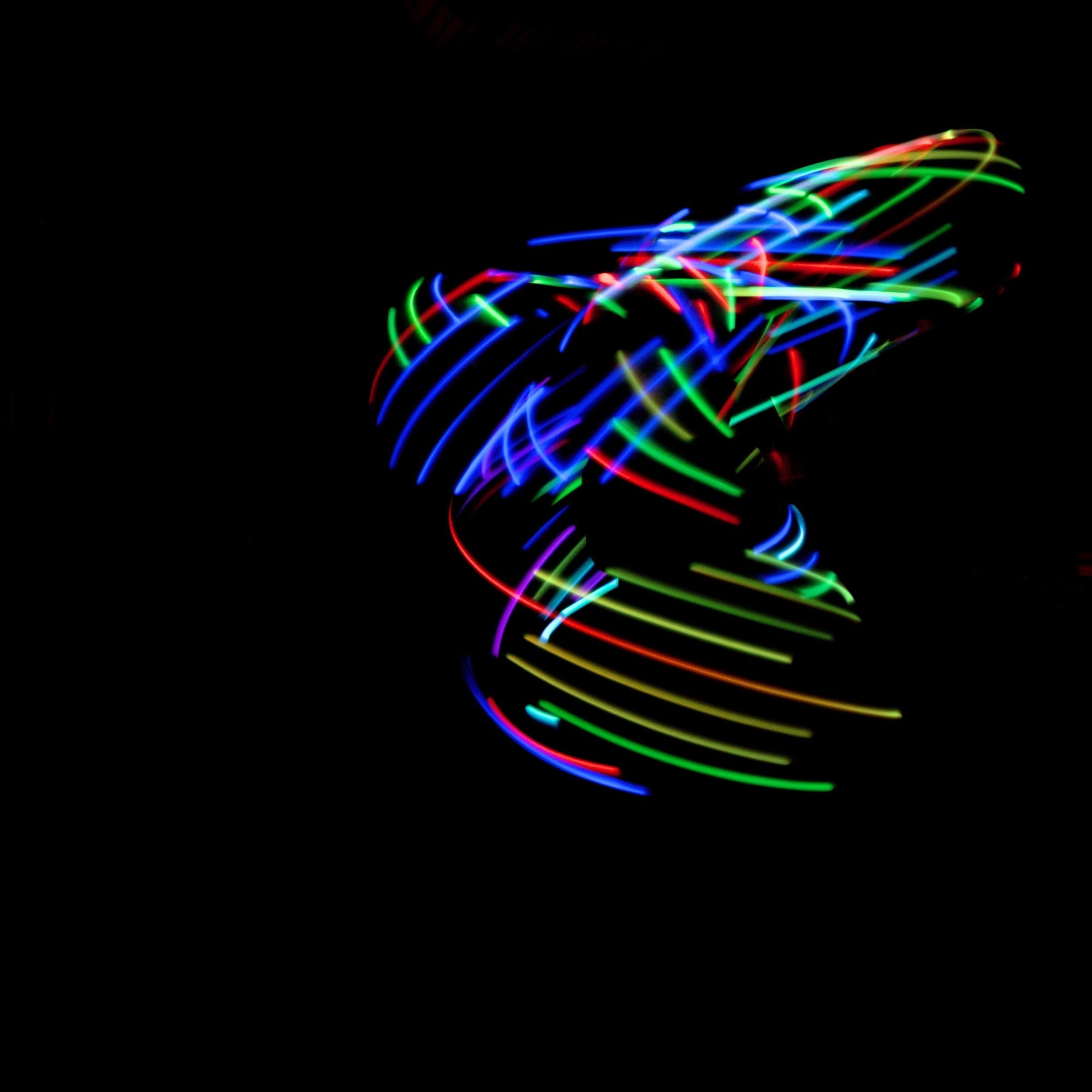 hula hoop light trails