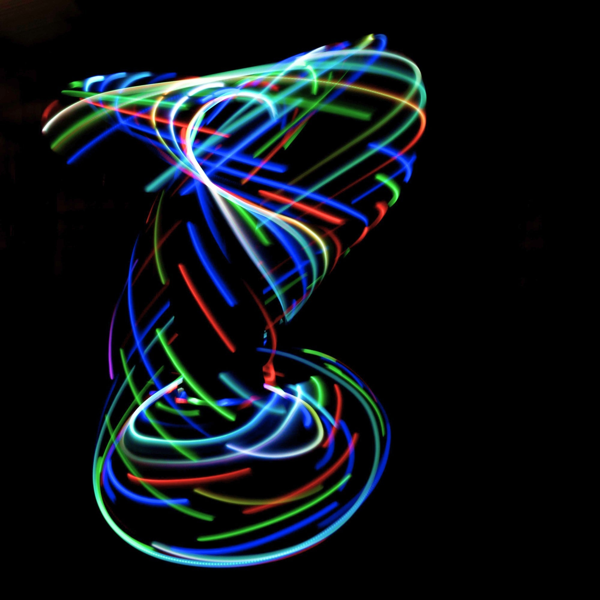 hula hoop light trails