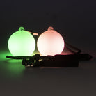 glow poi on a table glowing