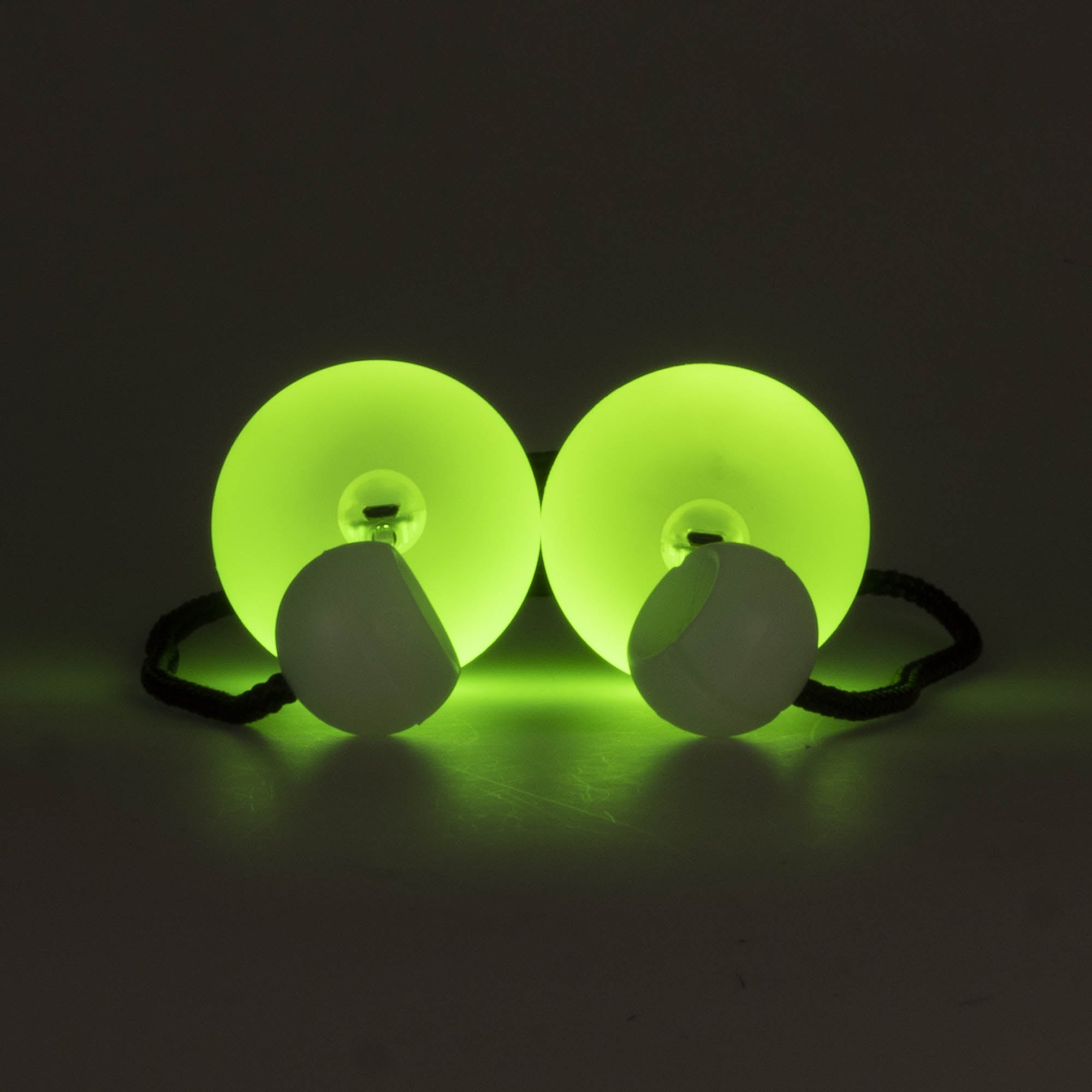 LED poi glowing