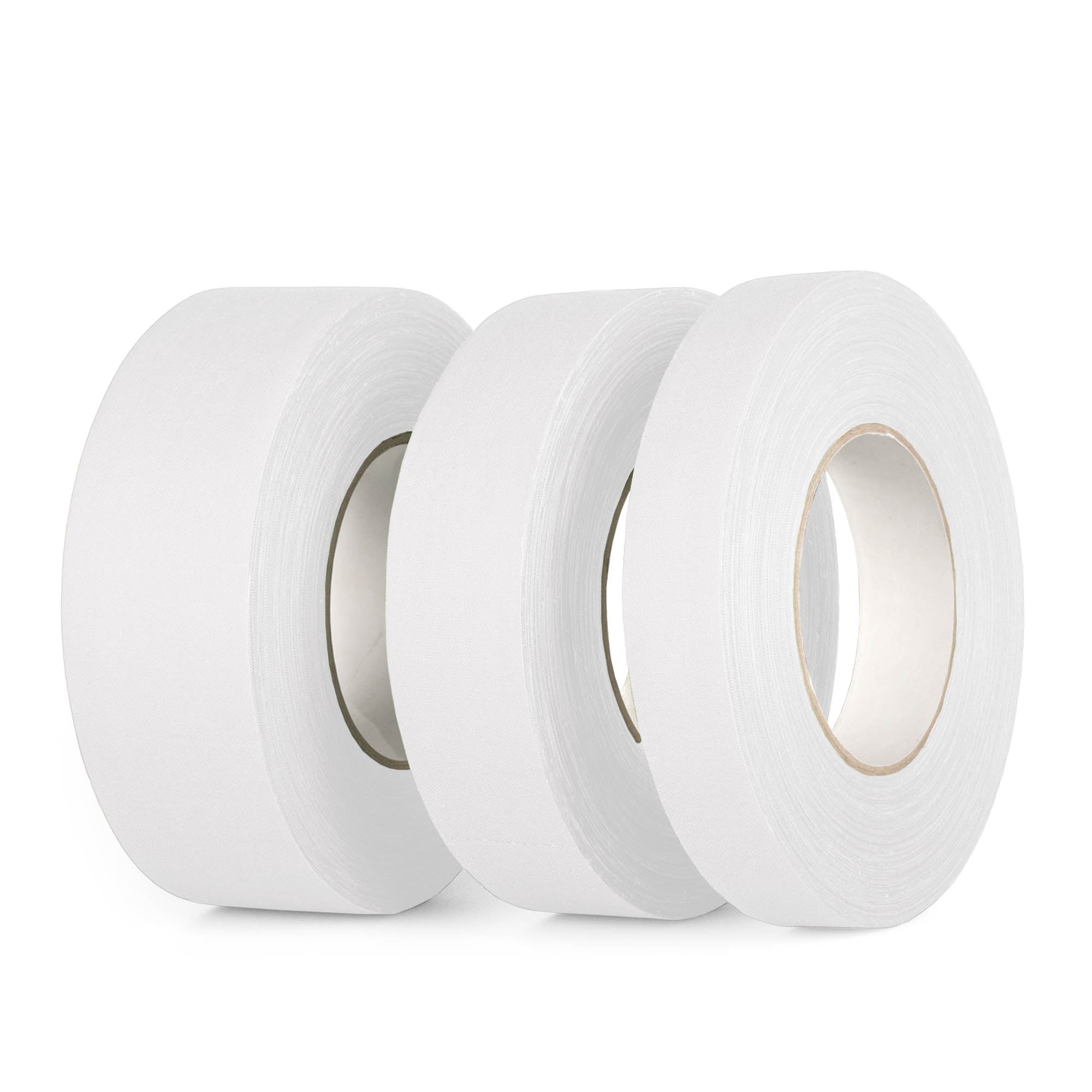 3 sizes of white tape