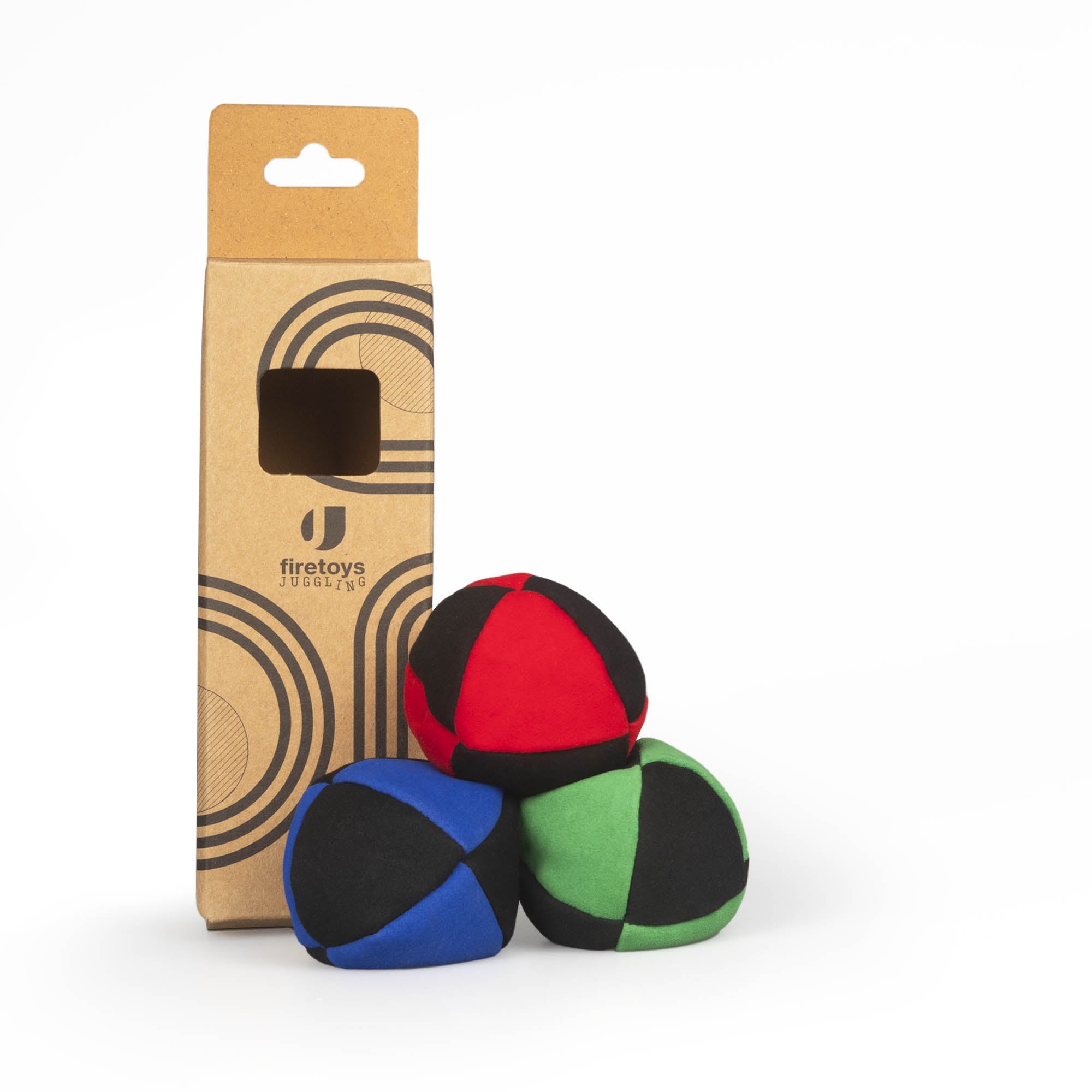 Black/Red, Black/Green, Black/Blue packaged