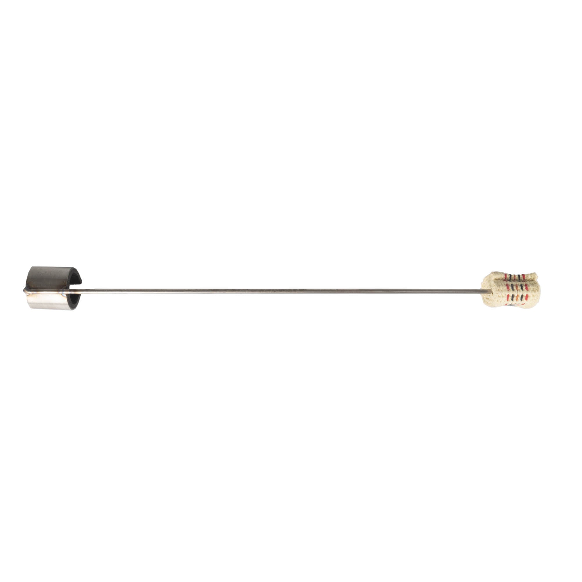 Single Firetoys fire finger straight on on a white backround