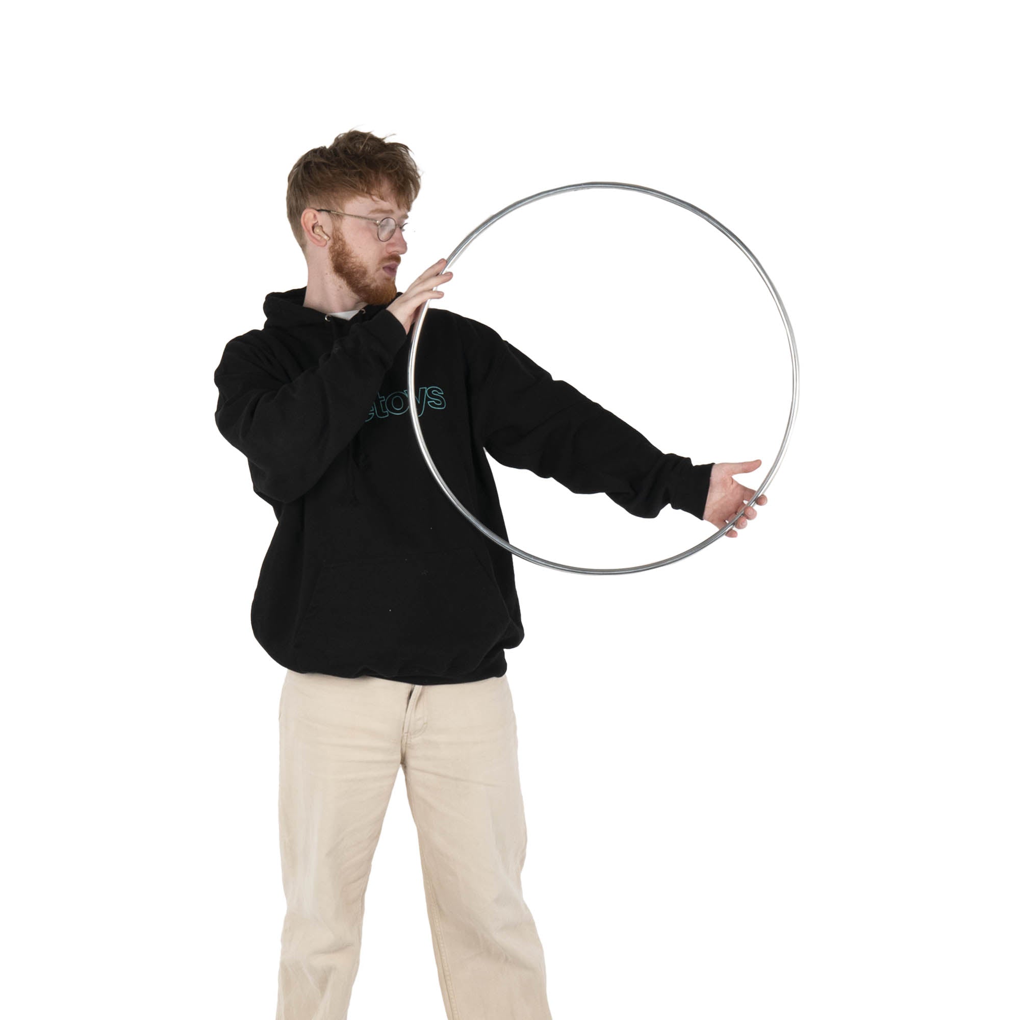 Action shot with the 65cm isolation hoop