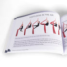 Close up of example page showing a footlock with a series of photos and text