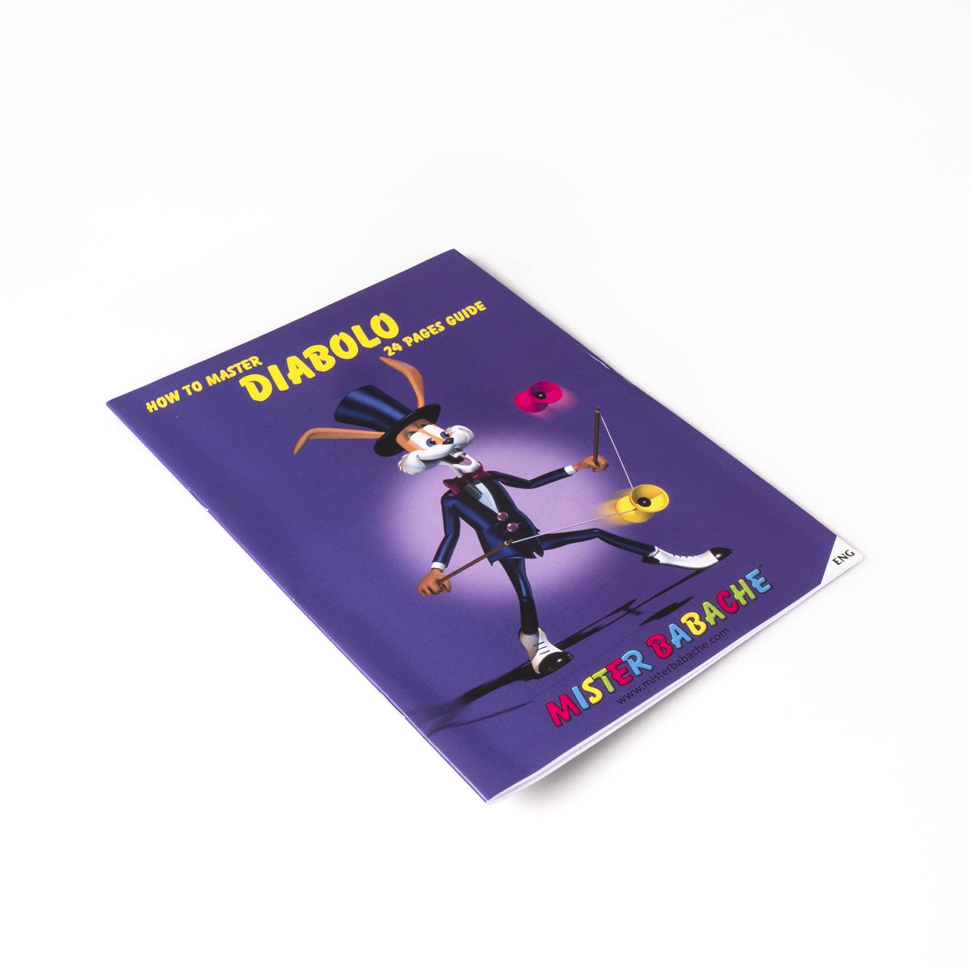 Diabolo booklet on a table