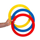 3 juggling rings in hand